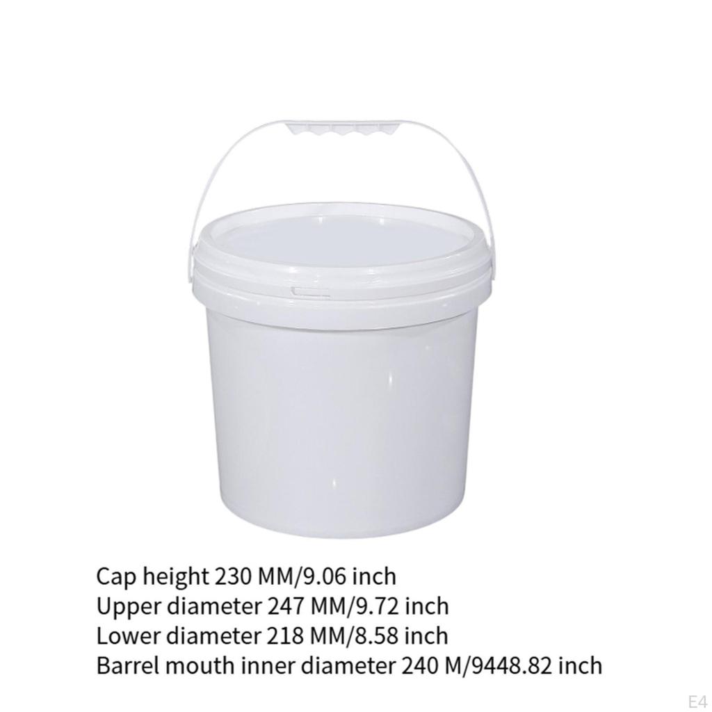 Container for Paint , Versatile Storage Bucket Garage Use