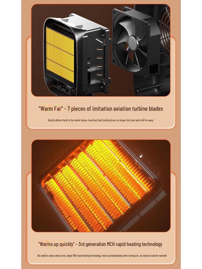Smart Silent Energy-Saving Heater for Quick Whole House Warmth