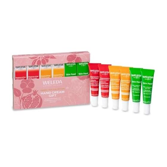 [Official] WELEDA Hand Cream Gift 2025 10ml x 2 pieces x 3 types Pomegranate Hippofun Skin Food Coffret Set