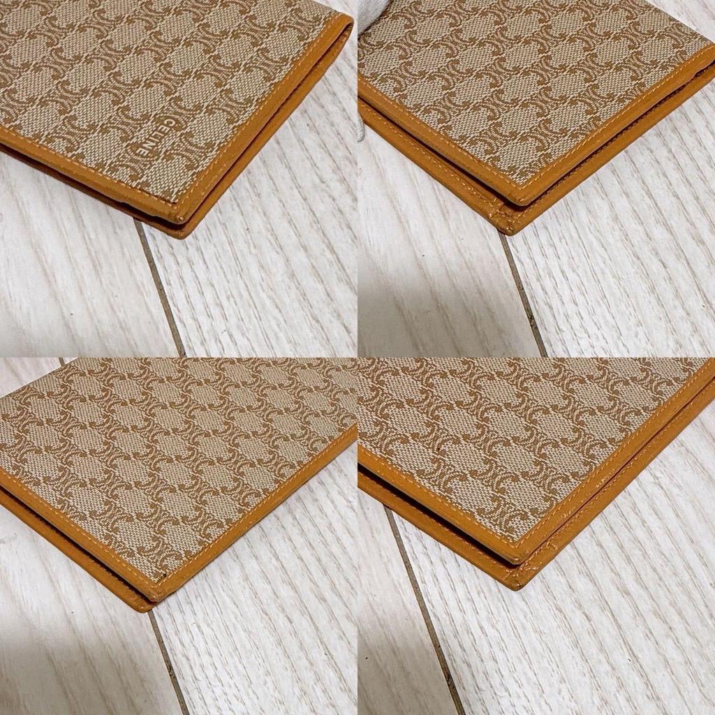 Used (Excellent Condition) CELINE (Celine) Long Wallet PVC Macadam Pattern