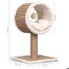 Cat Tree - vidaXL - Seagrass - 56 Cm - Top Tunnel - Hanging Toy