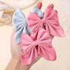BABY BOWS 2Pcs Starry Dots Red Velvet Bow Hair Pins Hair Clips Kids Girls Lovely Barrettes Ponytail Holder Headwear Accessories