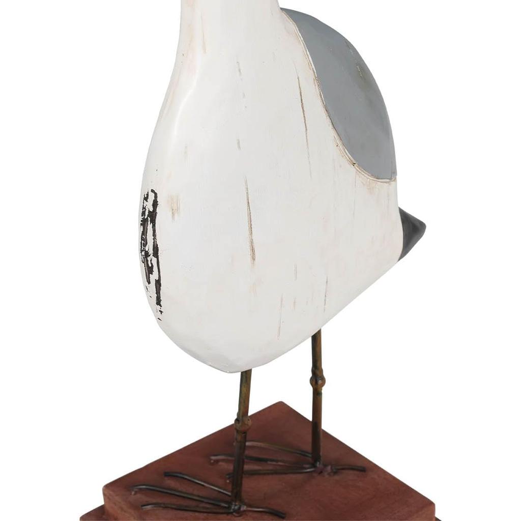 Dulton The Gulls B A Time with a Bewildered Bird Seagull Polyresin Beach Height Width Depth 14cm - Laid-back - Object/Ornament - - 40cm, 18.5cm, -