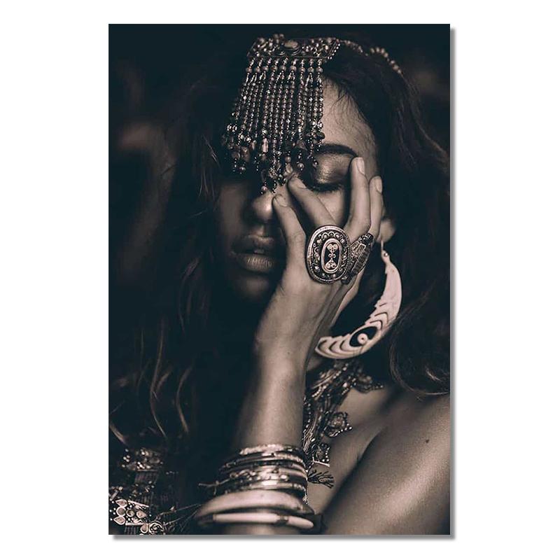 

Современная черно-белая обнаженная женская картина маслом на холсте, постеры и принты, скандинавская настенная картина для декора гостиной 21x30 No Frame