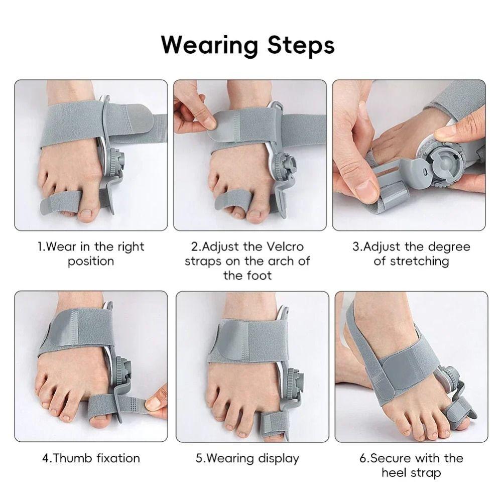 Toe Valgus Bunion Corrector Rotatable Foot Correction Brace Big Toe Straightener  Men/Women