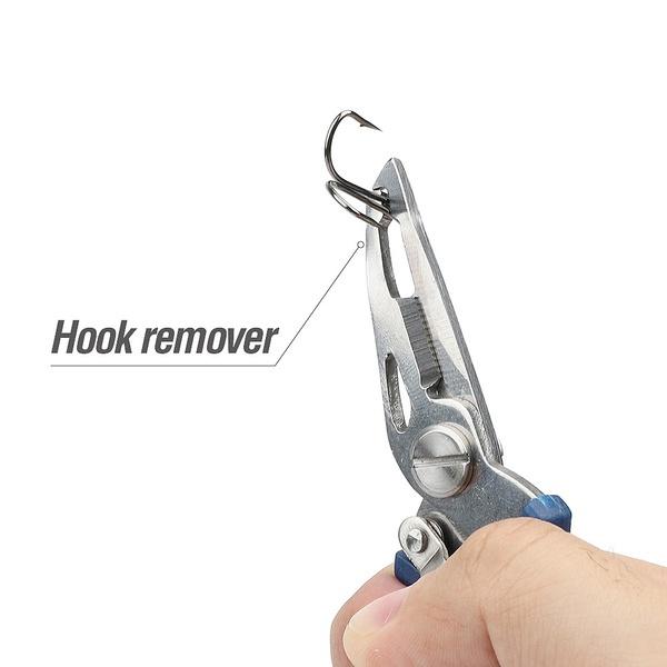 Aluminum Fishing Pliers Saltwater Braid Cutter Hook Remover Tackle 9" Stainless