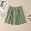 Women Casual Elastic Waist Loose Summer Shorts