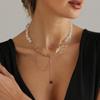 Elegant Irregular  Tassel Chain Swallow Pendant Necklace For Women Vintage Creative Chocker Necklace Wedding Jewelry