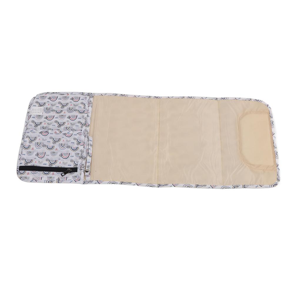 Diaper Changing Pad Rainbow Pattern Waterproof Portable Multifunctional Nylon Baby Changing Mat