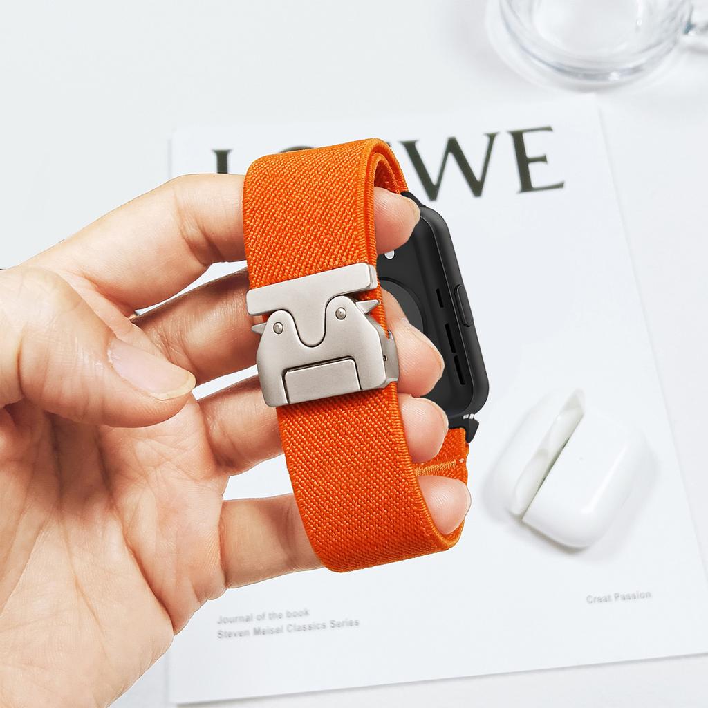 Nylon Loop Strap for Redmi Watch 5/4 Metal Buckle Band for XIAOMI Mi Band 9/8Pro Adjustable Sport Replacement Correa Bracelet
