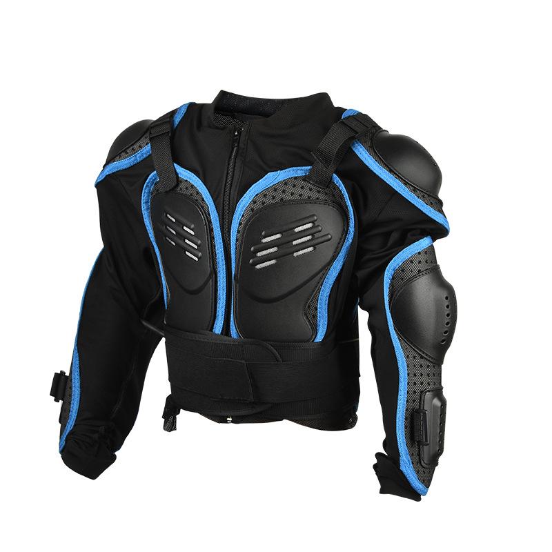 Kids' Protective Gear Set: Motorcycle Helmet, Armor, Balance Bike Pads, Ski Suit, Hand & Back Guards, Chest Protector, Anti-Fall Armor.