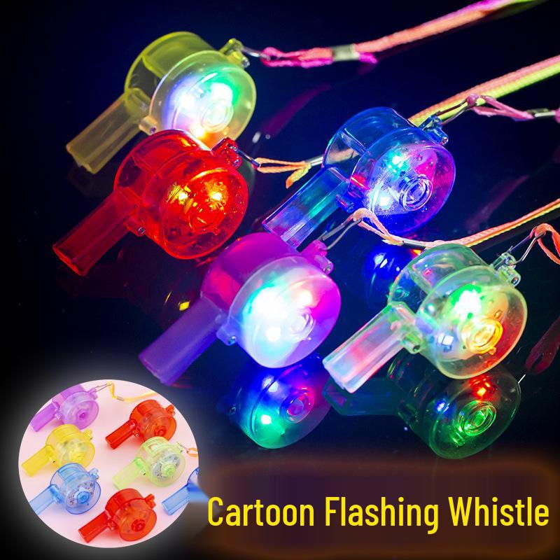 Children's LED Flashing Mouth Whistle for Concerts and Events