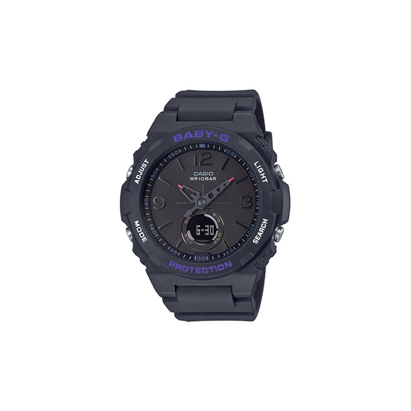 

Casio BABY-G series theme series design Morandi color street versatile classic pointer dual display dial sports waterproof quartz BGA-260-1APR розовый