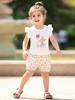 Little Maven Summer Girls' Cute Cartoon Outfit - European & American Style Children's Clothing Set
