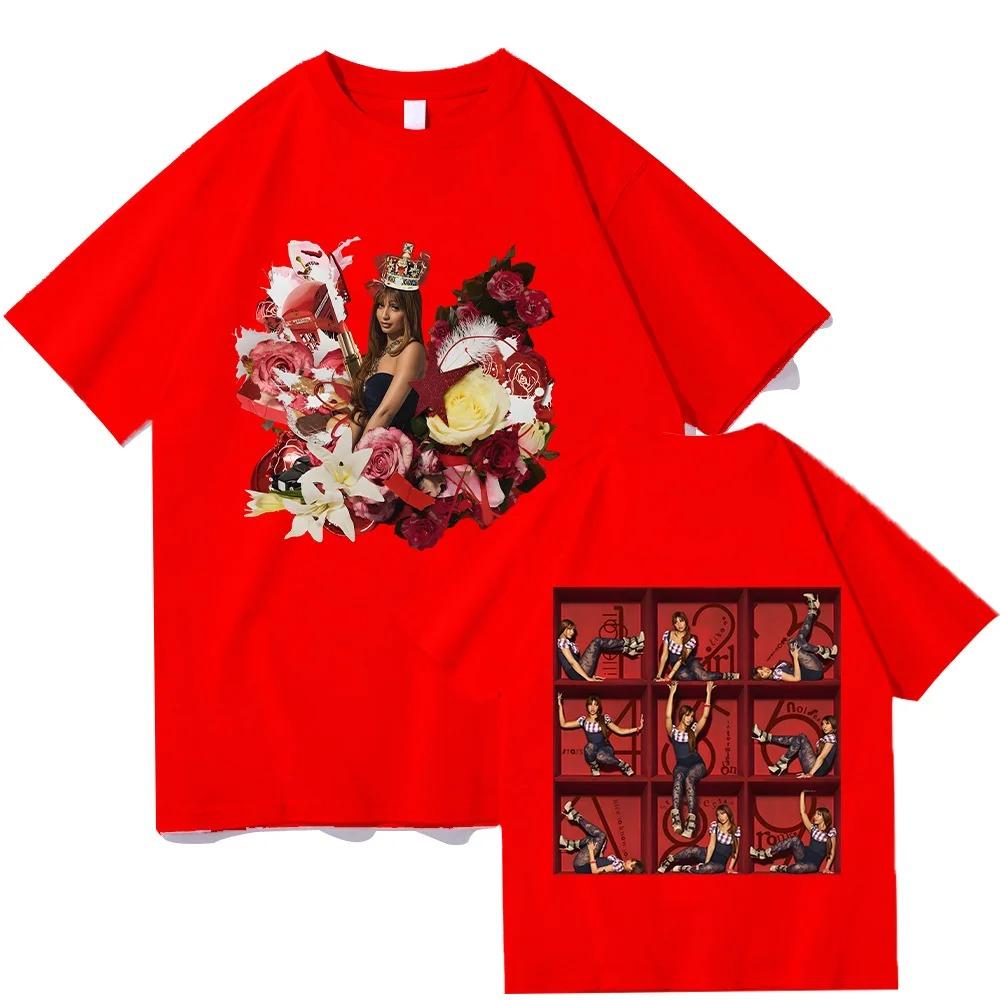 Fancy That New Album PinkPantheress Poster Print Tshirt Men Women Oneck Cotton Summer Tees Harajuku HighStreet Oversized Tops