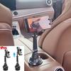 Adjustable Car Cup Holder Ert Mounted Phone Holder Bracket Universal Black