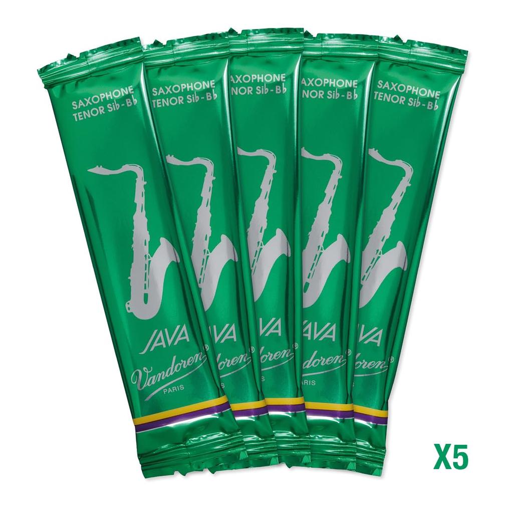 Van Doren Tenor Saxophone Reed JAVA Hardness 2-12 (5 Pieces)