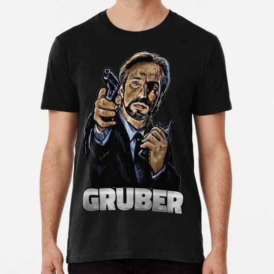 

Hans Gruber T-Shirt Tee Top Unisex Made in the USA 100% Cotton T-shirt Mens Tees Top 4XL