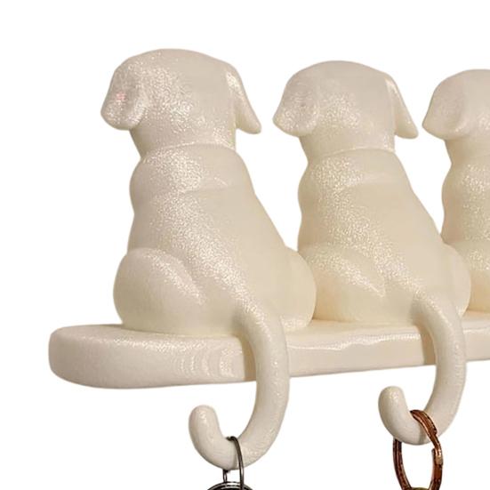 Storage Rack Wall Mounted 3 Hook Hanger Cute Animal Shape No-Punch Key Holder Nordic Style Organizer for Home