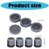 8Pieces Nonslip Plastic Pads for Washers and Appliances to Minimizing Vibration and Protect Surfaces from Damage