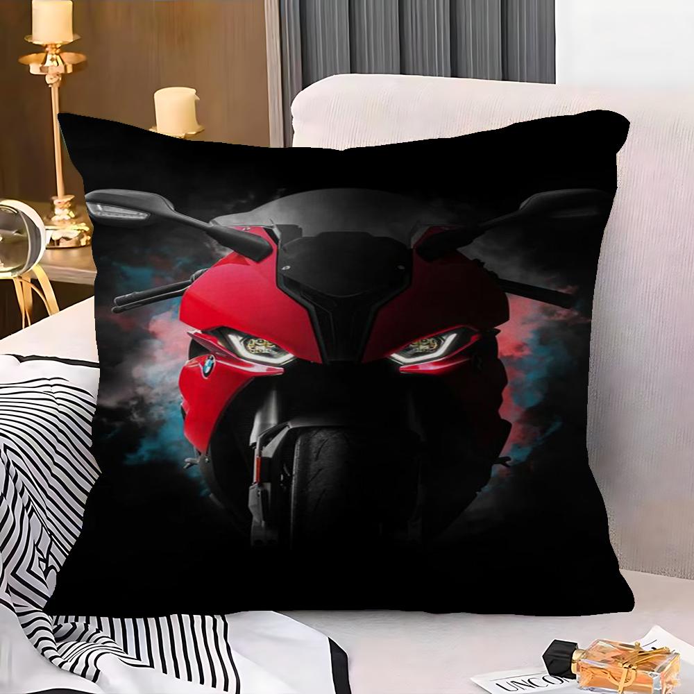 Modern Motorcycle Pillow Cover For Bedroom Room And Living Room Sofa Decorative Cushion Cover