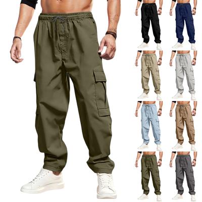 Casual Sports Pants Men's Loose Leggings Long Panel Fitness Running Training Pants