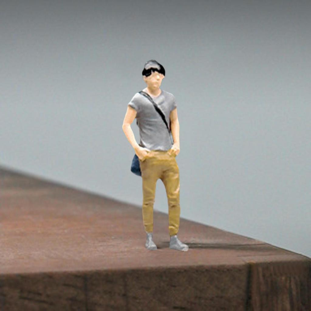 1/64 Mini Figure Model Artwork Centerpiece Home Decoration Artificial Sculpture Simulation People
