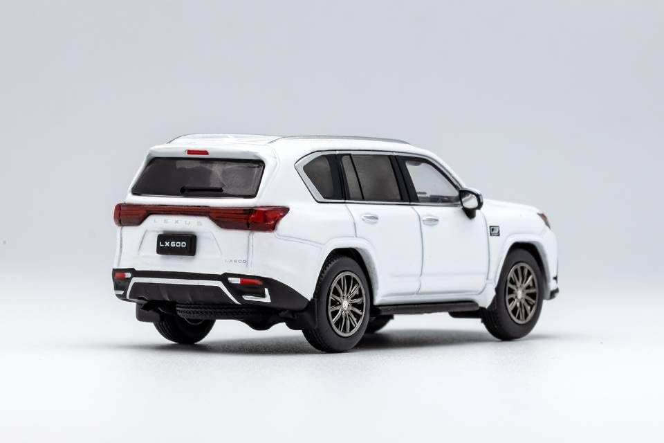 Gaincorp Products Lexus LX600 F SPORT White 1/64 - (LHD) (Finished Model)