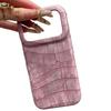 High-End Retro Crocodile Grain Phone Case for iPhone Pro Models 14, 15, 16, 17