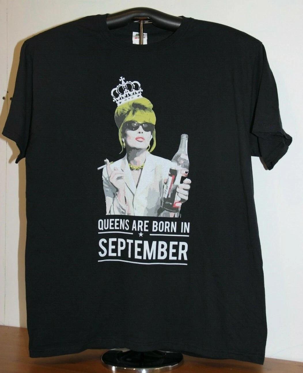 QUEENS ARE BORN IN SEPTEMBER T-Shirt Large, Black M