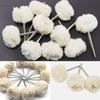 10/20/30pcs Wool Polishing Wheel 3mm Shank Artificial Wool Buffing Wheel Grinder Head Rotary Tools For Stone Metal and Nonmetal
