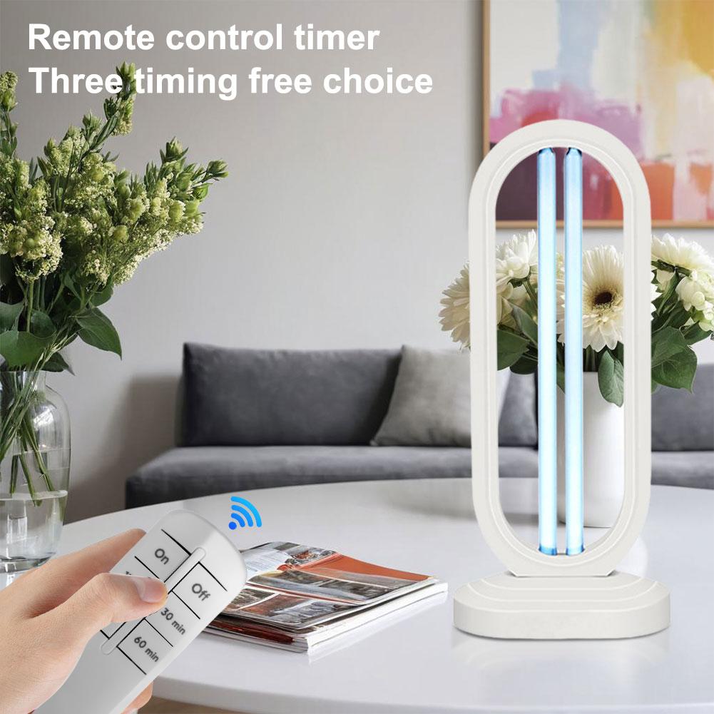 UV Light Sanitizer with 3- Speed Timing and Remote Control Ultraviolet Light 38W 110V UVC Lamp for Home Kitchen Baby Room Office