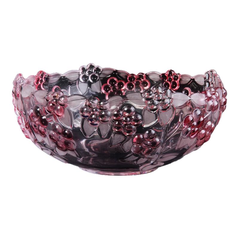 Flevance Crystal Glass Plum Blossom Fruit & Snack Set