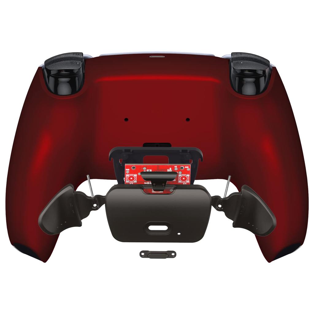 EXtremeRate Paddle Traseiro Programável Versão Metálica Rise Kit de Remapeamento para Controles PS5 Placa de Upgrade e Tampa Traseira Redesenhada Botão Traseiro