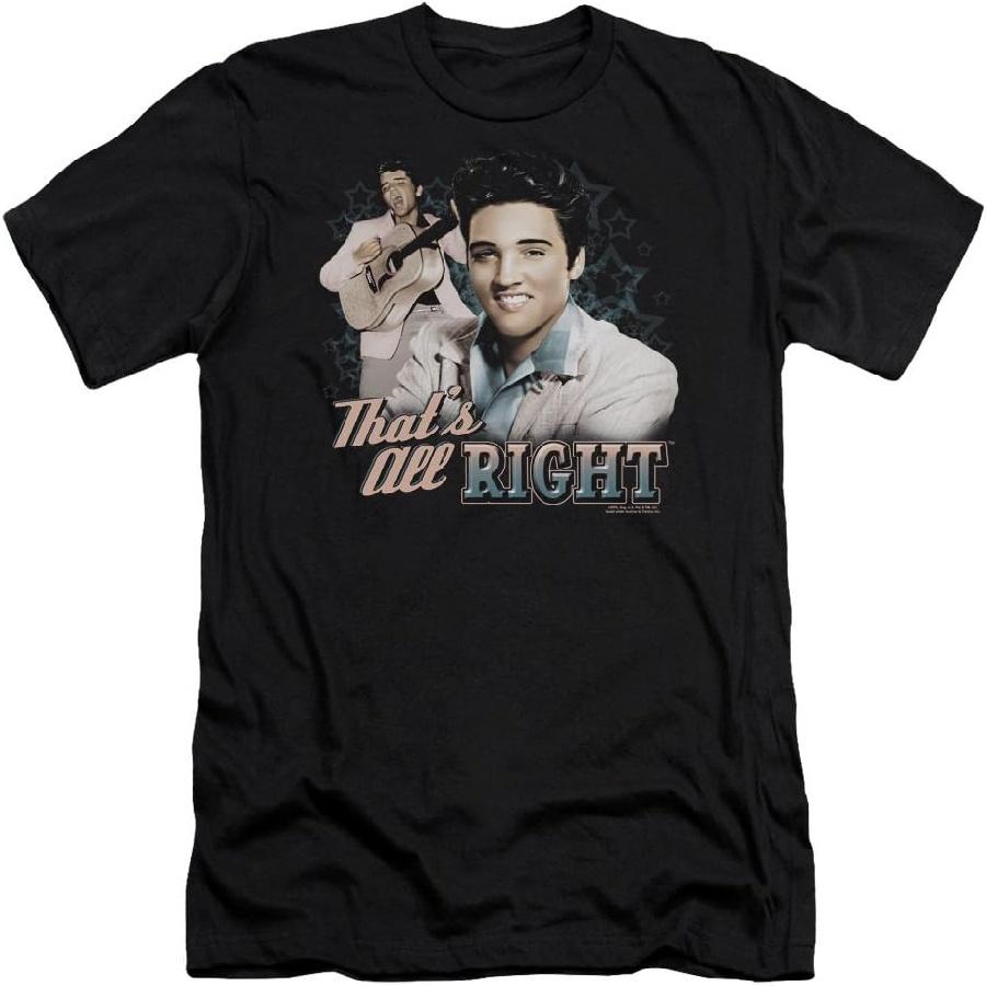 Elvis Presley - Mens Thats All Right Premium Slim Fit T-Shirt S