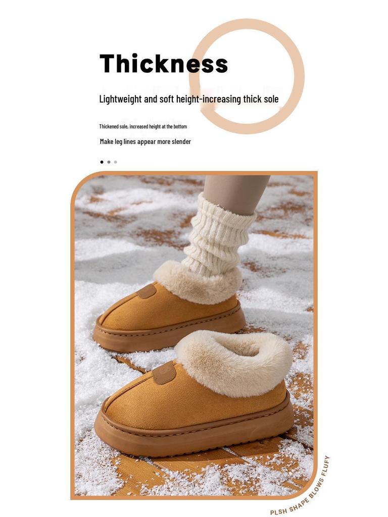 Bear Head EVA Snow Boots: Wrap-Around Heel, Non-Slip, Odor-Resistant, Plus Velvet, Thick Sole, Warm Winter Outdoor Boots.