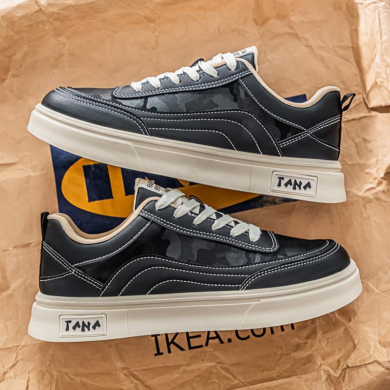 Fashion 2025 New Men's Skate Sneakers Summer Breathable Black Camouflage Hot Selling Comfortable Casual Sports Trendy Footwear Tênis