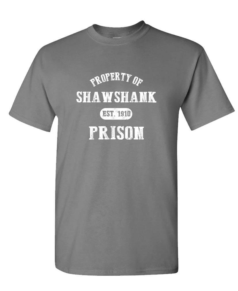 SHAWSHANK PRISON PROPERTY king movie retro - Mens Cotton T-Shirt 2XL