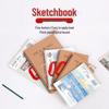 Spiral Bound Wood Pulp Sketchbook - 8K & 16K Sizes for Drawing and Sketching