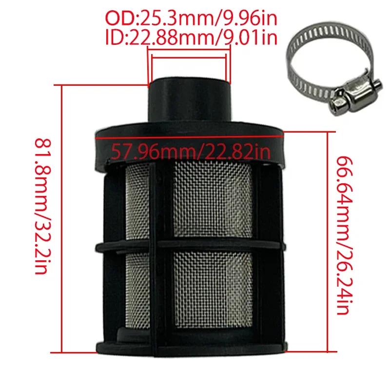 

4X 25mm Car Auto Air Diesel Parking Heater Air Intake Filter Silencer Muffler For Truck VAN Camper Fit For Eberspacher Webasto 4 X Type C