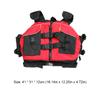 Life Jacket Survival Swimsuit Adjustable Safety Vest High Buoyancy Life Vest Dual Buckle Swim Vest for Kayaking Rafting Boating