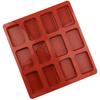 1PC 12-Cavity Multi-Function Silicone Bake Mold Nonstick Food Grade  for Baking Mini Bread Brownie Cornbread for Home Kitchens