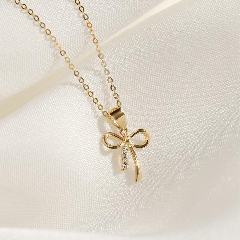 Mcel 14K/18K Bello Ribbon Necklace