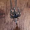 1/2pcs Fashion Gothic Knight Double Dragon Holy Sword Cross Pendant Necklace - Vintage Punk Rock Style-Suitable for Women and Men's Daily Wear-Classic