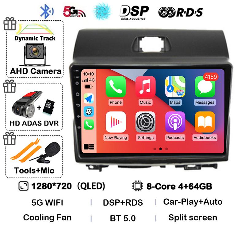 Android 14 Carpaly Auto Car Radio For KIA Ray 2011-2017 4G+WIFI GPS Navigation Video Multimedia Video Player Stereo 360 Camera