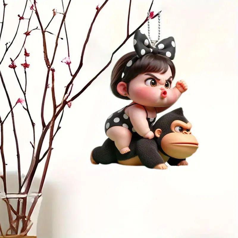 

Акриловый Автомобильный Мультяшный Кулон-Брелок для Рюкзака Декоративный Аксессуар Разноцветные Дизайны 1