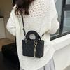 Niche design casual simple texture shoulder bag 2025 autumn new small square bag women's commuter messenger bag