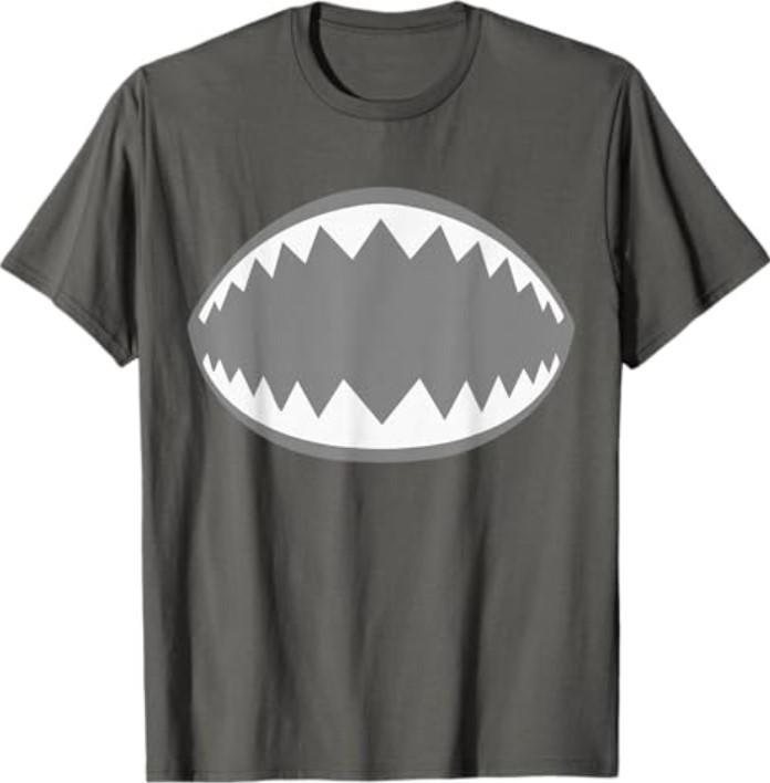 Shark Jaw Shirt Adult Men Women Shark Mouth Costume T-Shirt Unisex T-Shirt XXXL