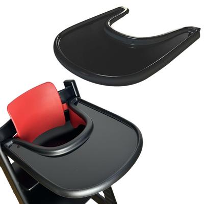 Tripp Trapp Stokke Baby Chair, Compatible Tray and Table, Meal Tray, Cushioned Chair, for Babies and Toddlers (Black)