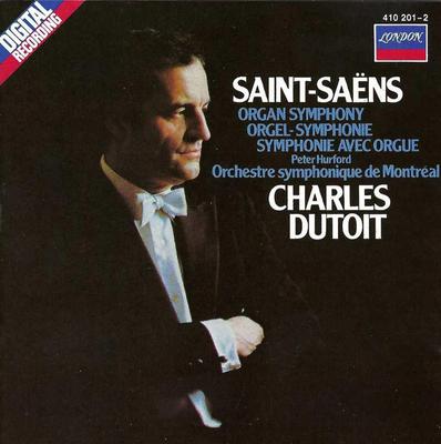 CD SAINT-SAENS, HURFORD, DUTOIT; MOS - Symfonie 3 " Varhany " 4102012 London Classics UK Klasická Použité